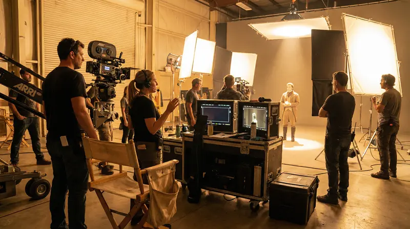 呦呦视频国际化专业拍摄团队合作现场